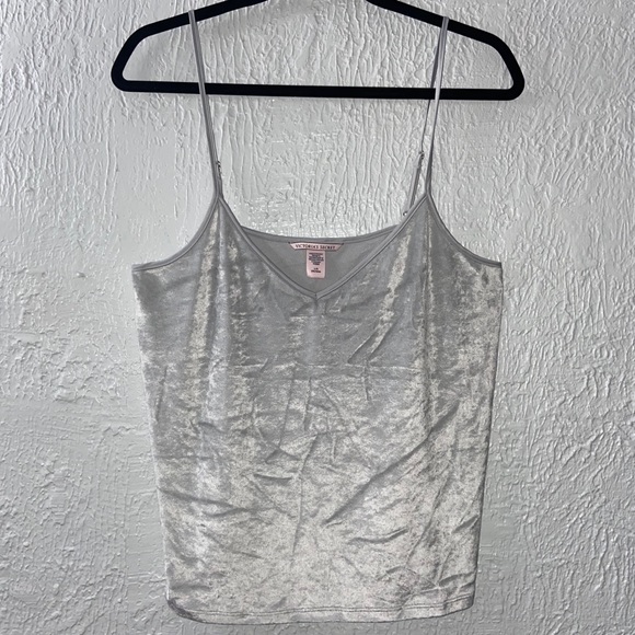 Victoria's Secret Tops - Victoria Secret Crushed Velvet Tank Top Blouse